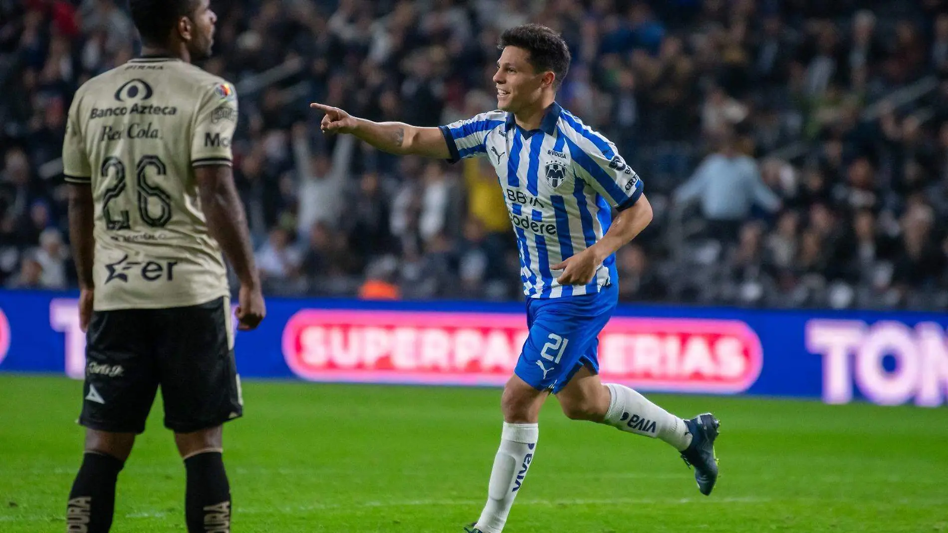 Club Puebla pierde ante los Rayados de Monterrey